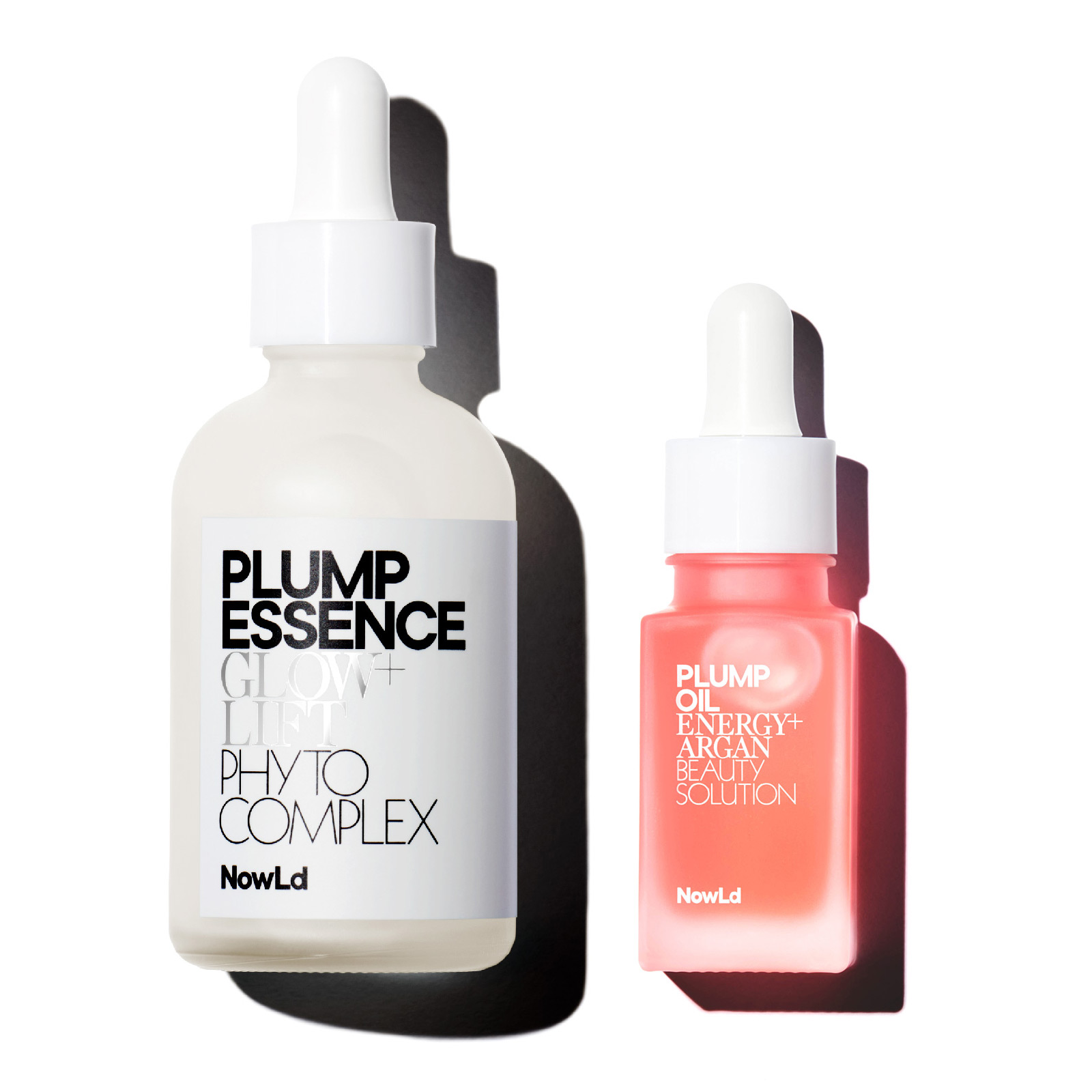 NowLd｜PLUMP ESSENCE & PLUMP OIL ENERGY+ARGAN 活力水潤精華組合｜Product Shot